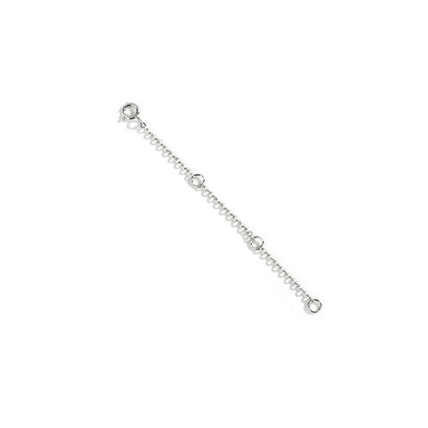 Halsbandsförlängare Slitstarkt Silver Halsband Armband Ankelband Exten sliver7 10cm