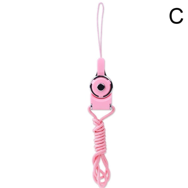 Äldre Anti-förlorad Mobiltelefon Lanyard Ring Multifunktionell Halt white One-size