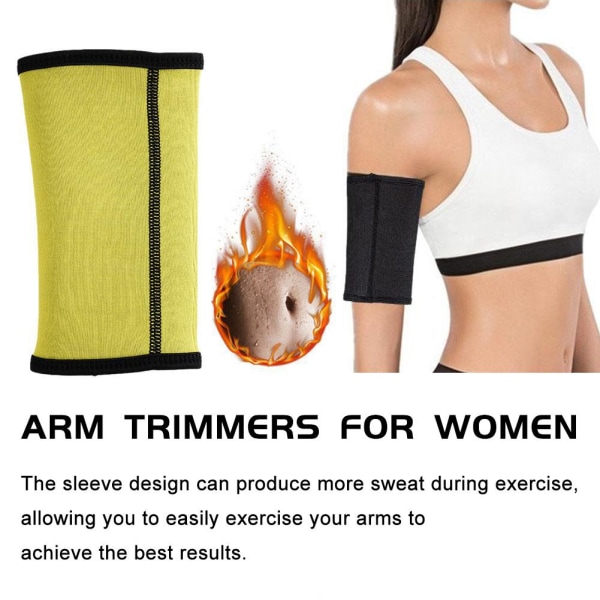 Viktminskning Arm Trimmer Wraps för män och kvinnor Storlek S2XL Slimm yellowL XXL