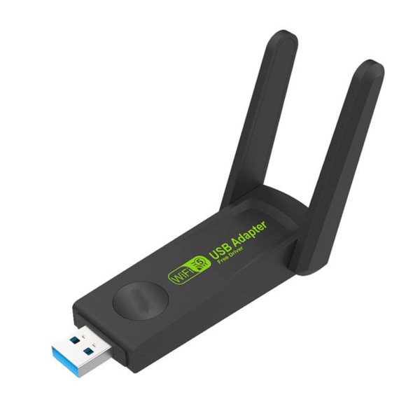 NY USB-3.0 WIFI-adapter 1300mbps trådlös dongel Dual Band 2.4G 1300M one-size