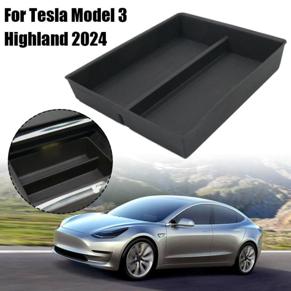 ABS Central Control Storage Box För Tesla Model 3 Highland 2024 C 1pcs