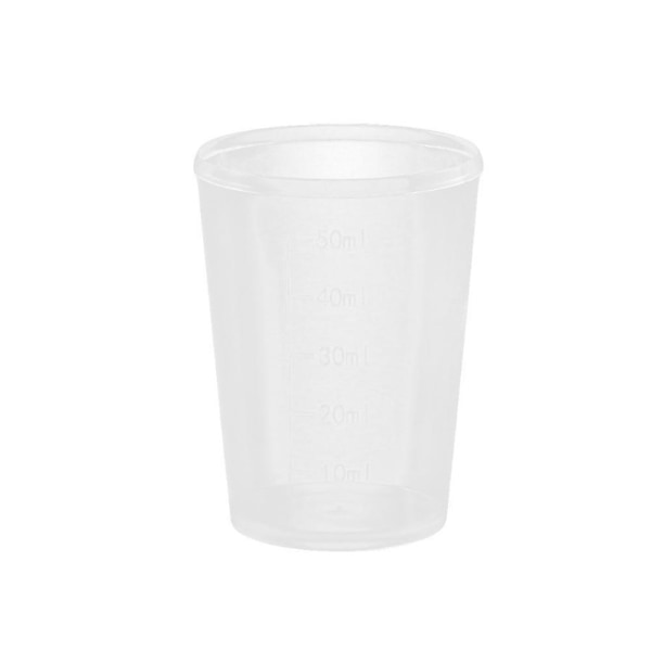 1 st 50ml Messbecher extruderbar ogiftig Craft Cup Kitchen für whiteB 30mL