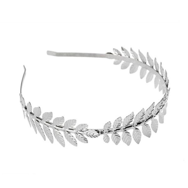 Grekiska gudinnan Laurel Wreath Leaf Pannband Band Wedding Crown Hea gold One-size