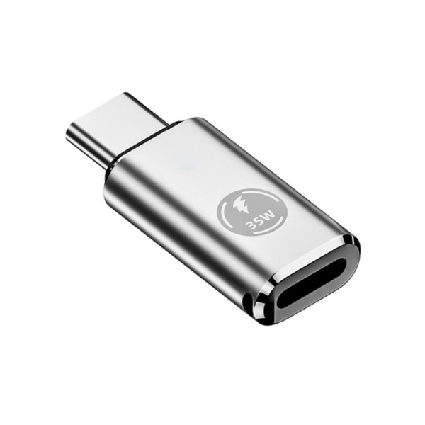 8 PIN DATA till USB C Typ C Laddningsadapter för Smart Phone iPh silver 35w