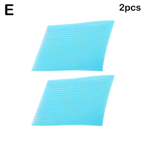 2st Hårfransar Grip Pads för ansiktssminktvättverktyg blue one size