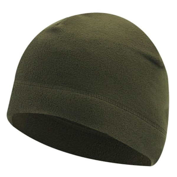 Herrar Vintermössa med Termisk Isolering, Varm Fleecefodrad Keps Army Green 1pc