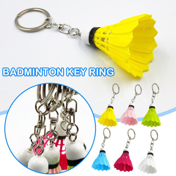 【Snabb leverans】 Nyckel för badmintonnyckelring Toy Fashion New Ornaments Key Pink 5*4cm