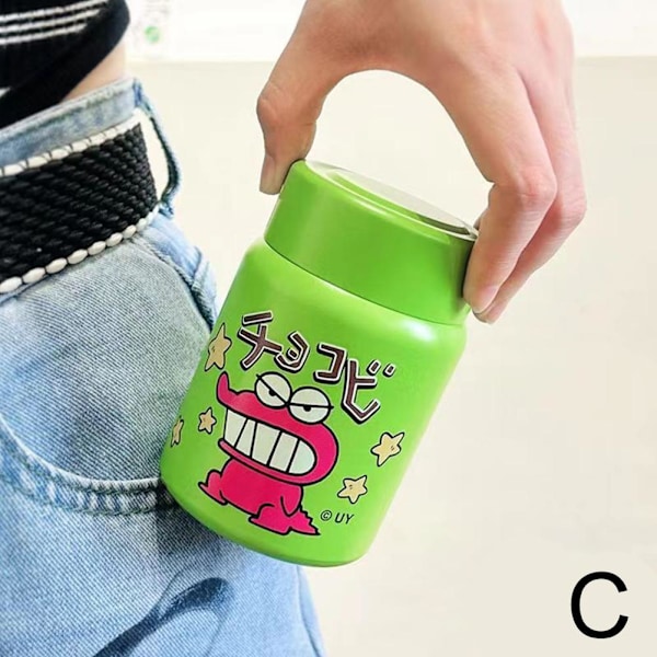 Crayon Shin-chan Bärbar Termosmugg i Rostfritt Stål pink 200ml