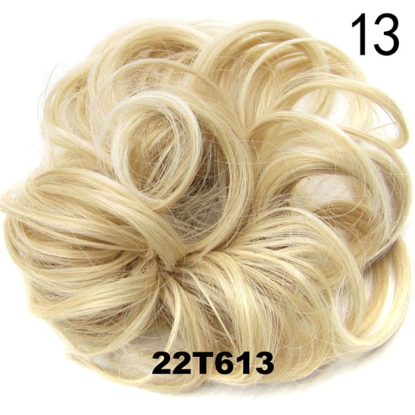 Snygg hästsvans för kvinnor Kläm in/på hårbulle Hairpiece Extensio 12H24 one-size