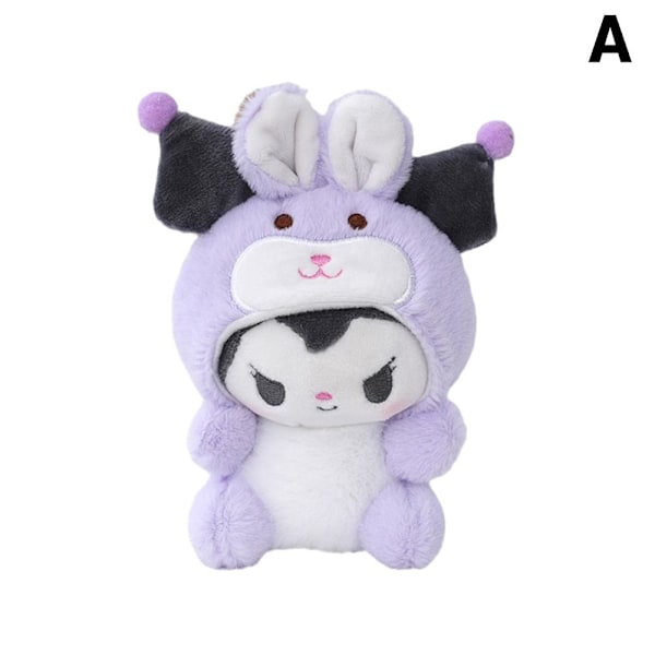 Sanrio Mjuk Plyschhänge Söt Kuromi Plysch Cinnamoroll Plysch Till purple one-size