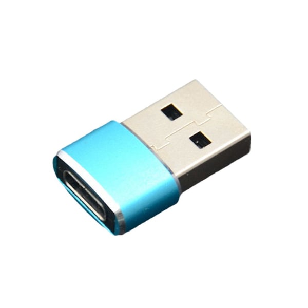 Typ C Hona till USB A Hane Adapter Converter Laddare Anslutning grey type-c female to usb