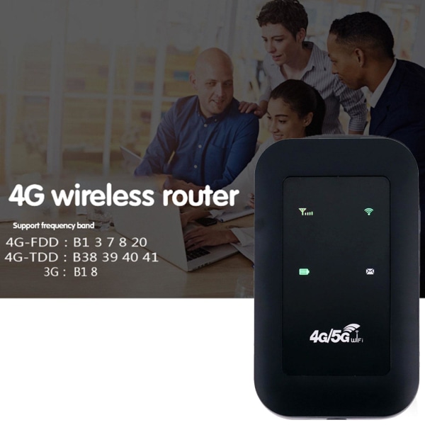 3G/4G LTE mobilt bredband trådlös router Hotspot SIM upplåst Type B usb power supply One-size