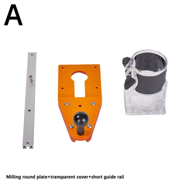 2 i 1 trätrimmerverktyg, elektrisk manuell lamineringsgravering A orange one size
