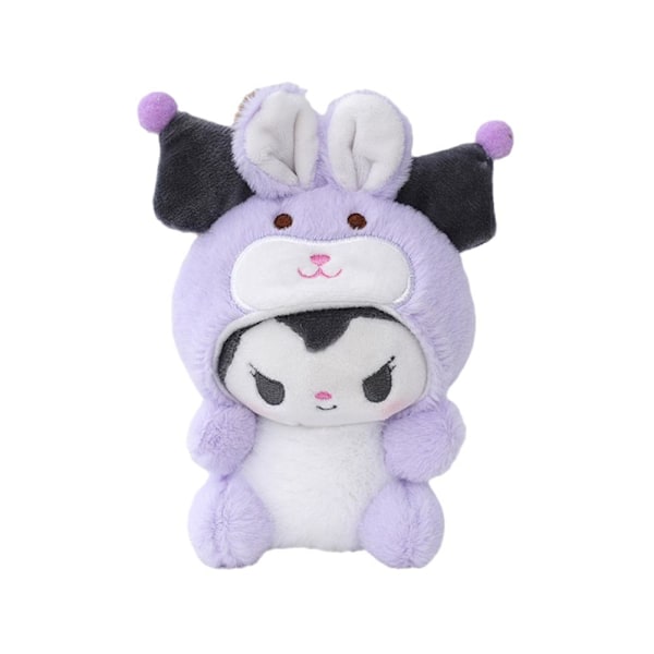 Sanrio Mjuk Plyschhänge Söt Kuromi Plysch Cinnamoroll Plysch Till purple one-size