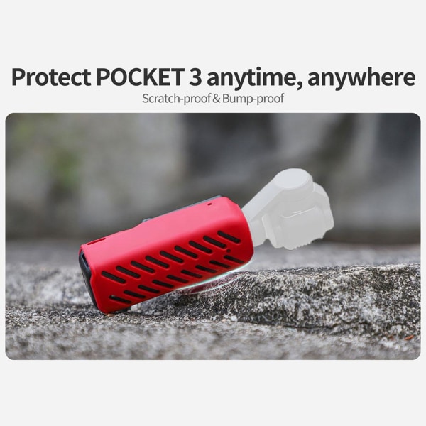 Case Cover Sleeve Lins Protector Cap för OSM black For DJI Osmo Pocket3