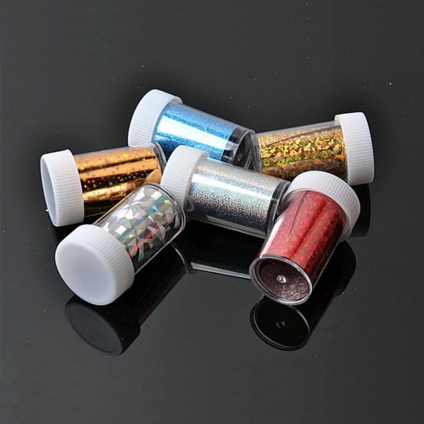 5/10 st Klara tomma plastburkar Krukor Nail Art Glitter Cosmetic Transparent8 one-size 10pcs