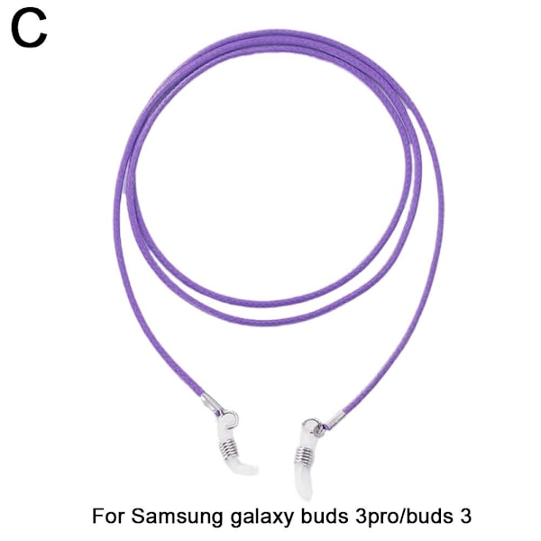 Anti-förlustband för hörlurar - Halsband för att hänga purple for Galaxy Buds 3 pro