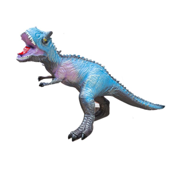 Stor mjuk gummifylld dinosaurieleksak Leksak Djurfigurer✨d blue+gray 32cm