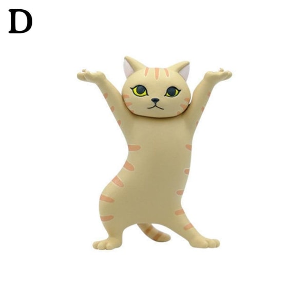 Tecknad härliga minimodeller Dansande katt pennhållare Rolig leksak A one-size