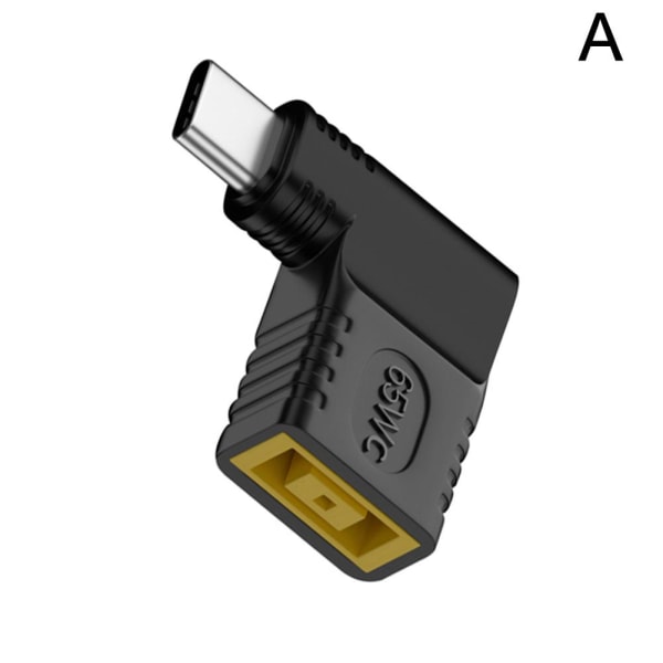 Laptop Laddare Konverterare TILL USB Typ C PD Strömladdningskabel A square mouth one-size