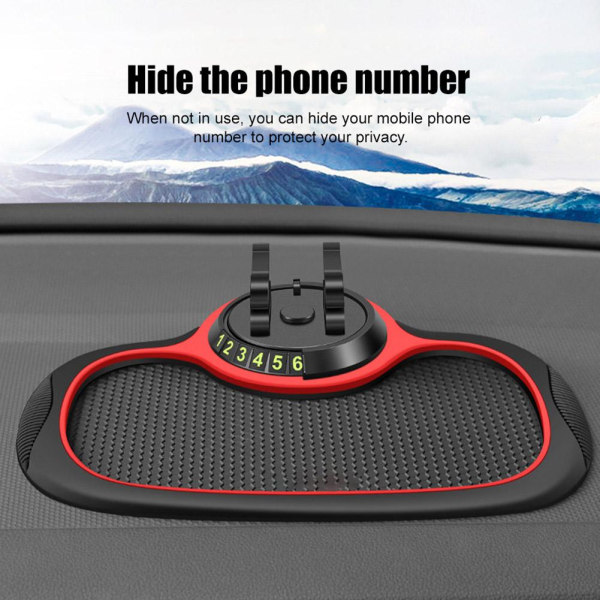 Multi-funktionell bil Anti-Slip Mat Biltelefon Hållare Sticky Dash blue one-size