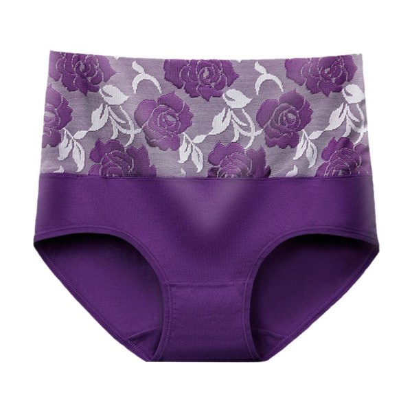 För kvinnor Inkontinens Läckagesäkra underkläder, läckagesäker skydd Purple 4XL