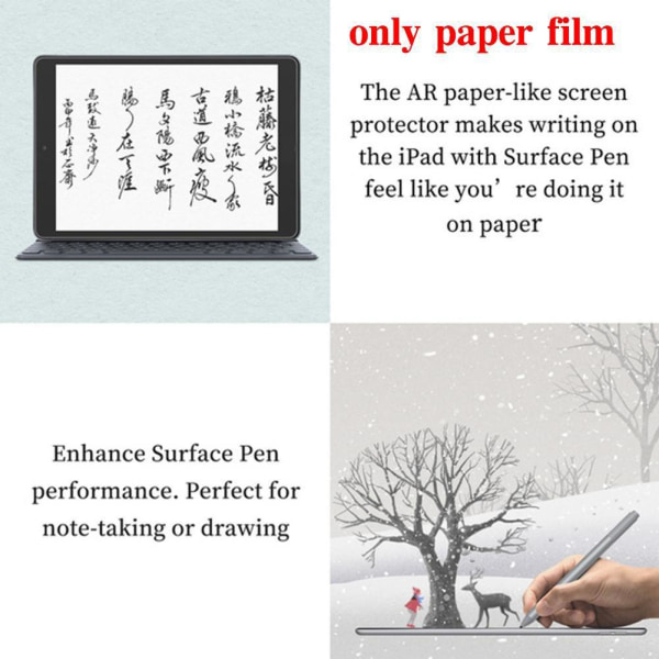 Som att skriva på papper Känns avtagbart magnetiskt skärmskydd F B for iPad Pro12.9