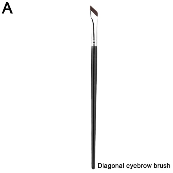 Oblique Flat Sickle Blade Eyeliner Brush Flat Angle Eyebrow Brus eyebrow brush 1pcs