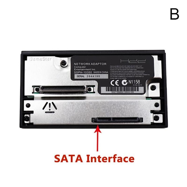 SATA-nätverksadaptergränssnitt HDD-hårddisk för PS2-konsol blackB SATA