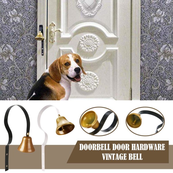 Traditionell dörrklocka Butik Keeper Door Alert Bell Retail Vintage white One-size