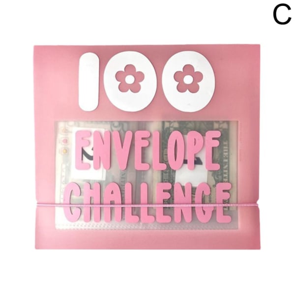 100 kuvert utmaningspärm Enkelt och roligt sätt att spara $5 050 sa blue one size