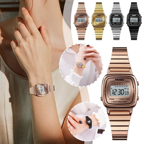 SKMEI Watch Outdoor Sport Digital Armbandsur Ele Rose Gold One size