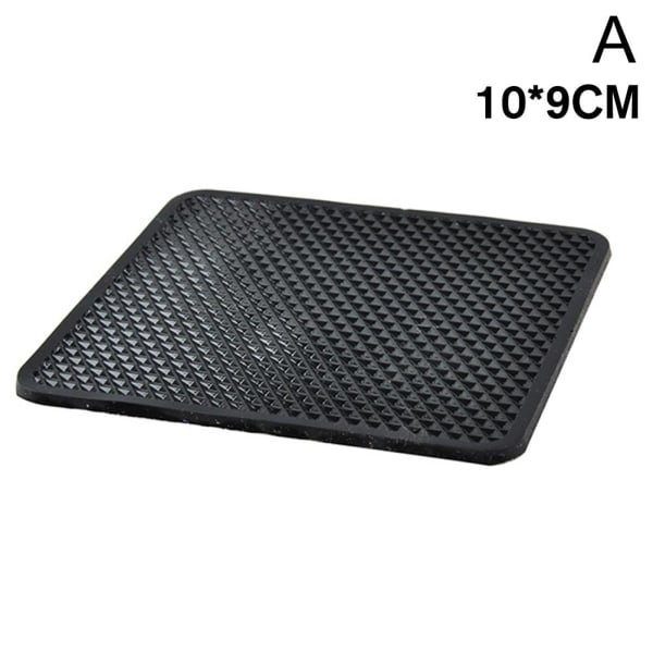 Bil Anti-Slip Dashboard Mat Sticky Pad Hållare för mobiltelefon G blackA 10*9CM