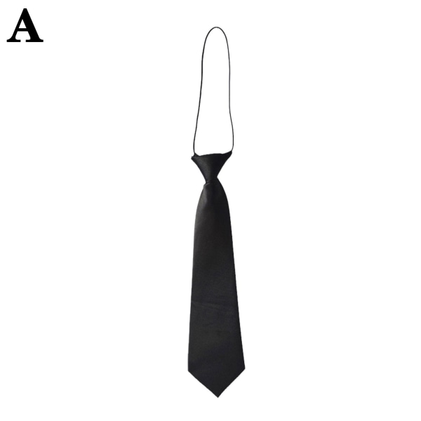 Liten slips Korta barn Söt dekoration Casual Uniform Accessoarer black One-size