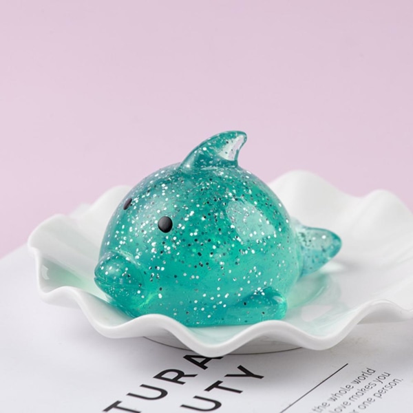 Fidgetleksar Kawaii Djur Stressboll Pulver Söt Rolig Hotsale whale one-size