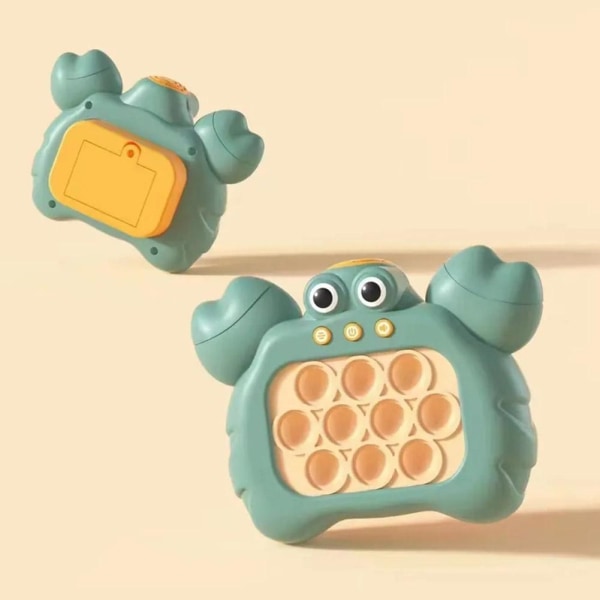 Pop It Game Machine Söt krabba Förälder-barn Interaktiv Stress-re green Crab onesize