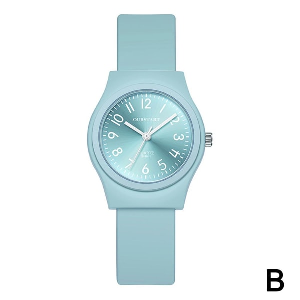 Watch Kvinnlig Digital Candy Color Mode Casual Silikon Blue One size