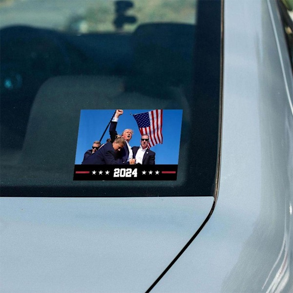 2024 BUMPER STICKER skjutning RÄDDA AMERIKA, patriot DONALD MAGA U 10pcs 10pcs