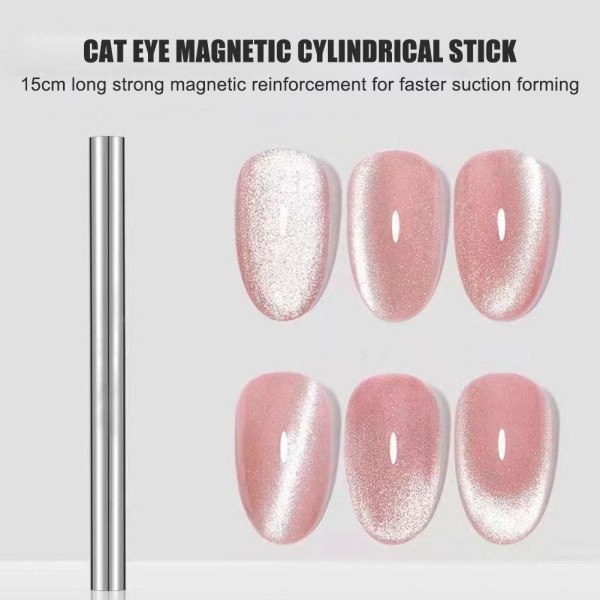 Cat Eye Magnetic Cylindrical Stick UV Gel Polish Lack Nails M 2.7X0.6cm one size