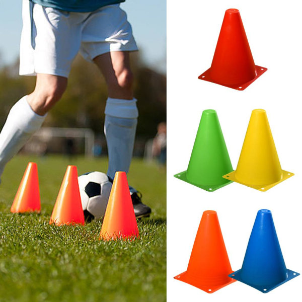Soccer Marker Disc Säkerhet Sport Motion Fotboll Träning Fitn orange onesize