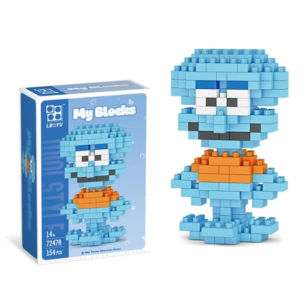 Mini Block Building Toy Character Card Rolig Block Building Toy Duck ONE-SIZE