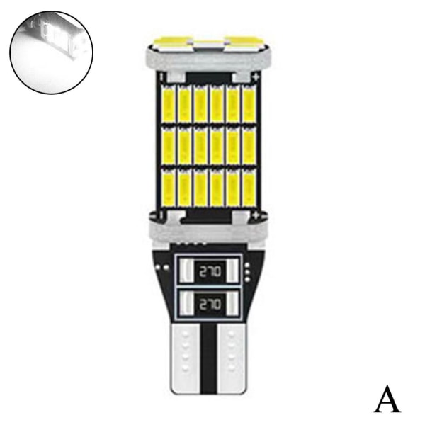 LED-ljus Kristall Ljuskontakt Parklamplampor för bilmotorcykel white 1pcs