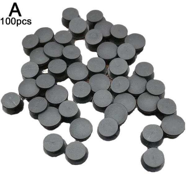 100ST DIY plastknappar svarta prydnadsföremål för skor Croc Kid Bu balck 100 pcs