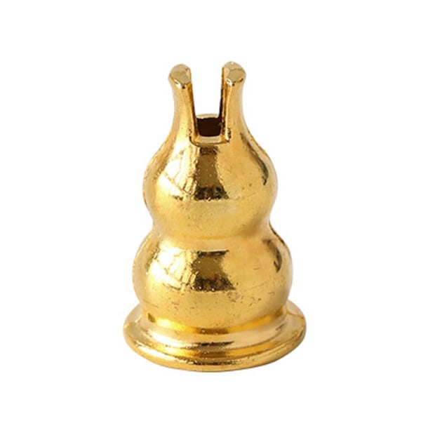 Rökelsebrännare Mässing Vintage Cone Holder Ash Catcher för E7Y8 golden6 2.4*1.6CM