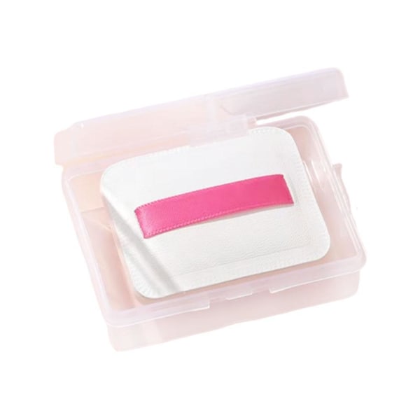 2st Powder Puff Bärbar mjuk svampinställning Face Puffs for Loo fan-shaped single pack One-size 2pcs