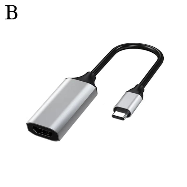 USB-C Typ C till HDMI-adapter USB-kabel för MHL Android-telefon Tab Black onesize