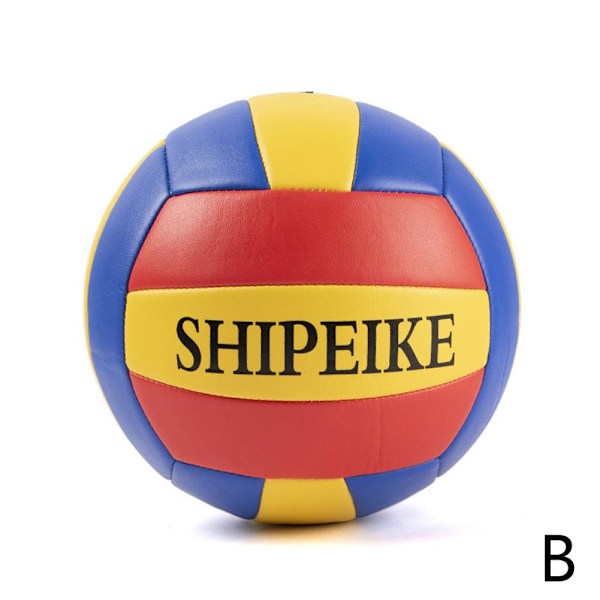 Molten Storlek 5 Volleyboll Mjuk Spel Tävling Sommar Strand Red blue yellow 1 pc