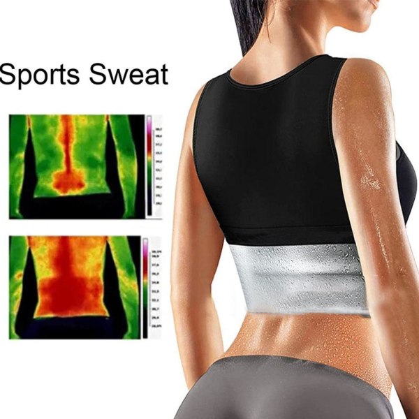 Sweat väst Bastu Sweat Suit för kvinnor Bastuskjorta Shapewear 40-50kg 40-50kg