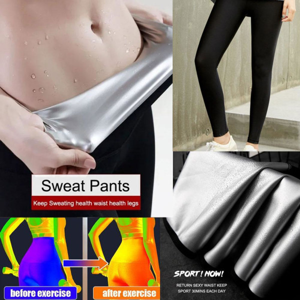 Sports Sweat Fitness för kvinnor Magekontroll Butt Lifting Sw 60-75kg L