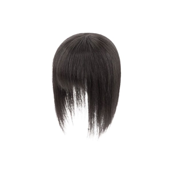 Peruk Piece's Head Återutgiven Air Bangs Sparsely Covered and Ultra-t Brown black 25cm